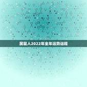 属鼠人2022年全年运势运程，属鼠人2022年运势运程
