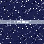 12生肖9月运势，12生肖运势