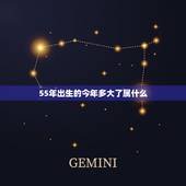 55年出生的今年多大了属什么，牛狗的属相合不合