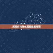 属蛇的和什么属相最配婚姻，生肖属蛇的和什么生肖结婚好