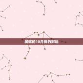 属蛇的10月份的财运，2022 年蛇10月14号的运气