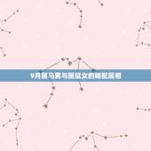 9月属马男与属鼠女的婚配属相，属马的男生和属鼠的女生婚配好吗？