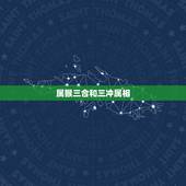 属猴三合和三冲属相，属猴女和什么属相最配