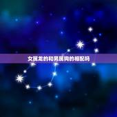 女属龙的和男属狗的相配吗，龙和狗结婚能过到老吗