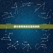 缘分是等来的还是找来的，缘分是等来的，还是争取来的？