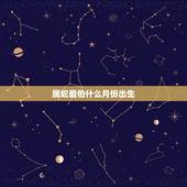 属蛇最怕什么月份出生，属蛇人最怕的人是谁