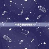 12生肖最佳婚姻配对，十二生肖配对十二星座配对？