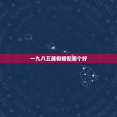 一九八五属相婚配哪个好，85年属牛的和什么属相配最好？
