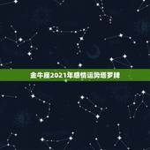 金牛座2021年感情运势塔罗牌，2021年金牛座和金牛座的爱情运势怎么