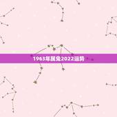 1963年属兔2022运势，1963年属兔男2022年每月运程
