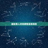 属蛇男人对待感情是怎样的，属蛇的男人对待情人