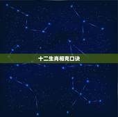 十二生肖相克口诀，生肖合婚顺口溜