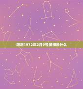 阳历1972年2月9号属相是什么，阳历1972年2月9号出生的在五行中