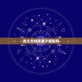 龙丈夫和龙妻子婚配吗，男属龙和女属龙配吗