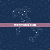 免费四柱八字排盘详解，免费四柱八字排盘详解？