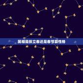 属相是按立春还是春节算性格，生肖是按立春算的吗 看看我到底属什么