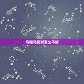 马和马配对怎么不好，夫妻两人都属马相克吗