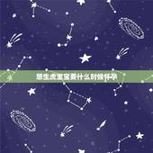 想生虎宝宝要什么时候怀孕，虎进门必伤人伤的是谁