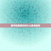 属鸡和属猴的和什么属相最配，属猴的和属鸡的配吗