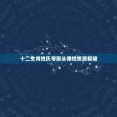 十二生肖姓氏专属头像姓姚属相猪，百家姓QQ头像姓姚，女