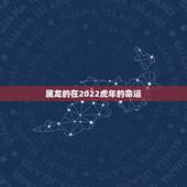 属龙的在2022虎年的命运 属龙人2022虎年命运