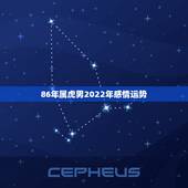 86年属虎男2022年感情运势，1986年属虎男2021年每个月运势
