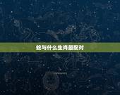 蛇与什么生肖最配对，蛇跟哪个生肖配
