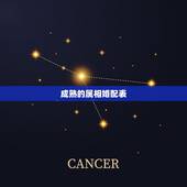成熟的属相婚配表，属相婚配