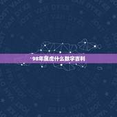 98年属虎什么数字吉利，生肖虎的幸运数字1998年