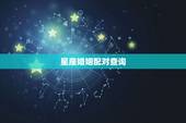 星座婚姻配对查询，十二星座配对表