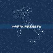 94年狗和82年狗属相合不合，82年属狗男和94年属狗的女结婚好不？