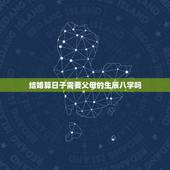 结婚算日子需要父母的生辰八字吗，结婚日子是该自己选择个有意义的好日子？