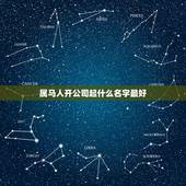 属马人开公司起什么名字最好，42年属马的给公司起什么名字好