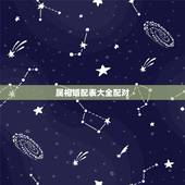 属相婚配表大全配对，属相配对大全