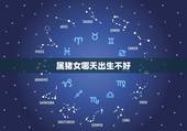 属猪女哪天出生不好，大属相有哪些