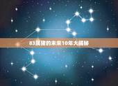 83属猪的未来10年大揭秘，1983年属猪2022 年运势