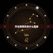 开出如意码是什么属相，如意码是什么数字