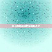 属马的和属马的结婚好不好，男马女马适合做夫妻吗