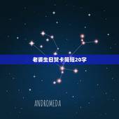 老婆生日贺卡简短20字，生日快乐祝福语送女朋友20个字