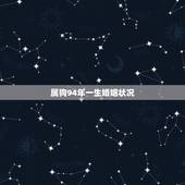 属狗94年一生婚姻状况，94年和94年相配婚姻如何