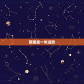 摩羯座一年运势，魔羯座运势
