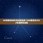 86年属虎未来5年运势走向 1986属虎女2022年运势及运程
