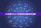85年属牛2021年运势及运程每月运程，1985年属牛2021年本命年