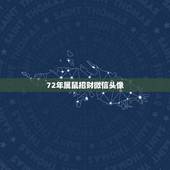 72年属鼠招财微信头像，适合属鼠的微信头像图片