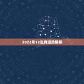 2022年12生肖运势解析，十二生肖2021年运势及运程每月运程