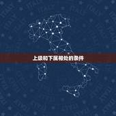 上级和下属相处的条件，职场上下级相处的原则和方法