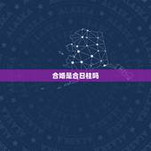 合婚是合日柱吗，合婚是年合年月合月日合日时合时吗？