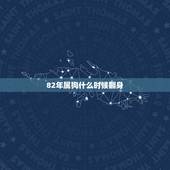 82年属狗什么时候翻身，82年属狗的哪年起大运