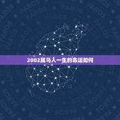 2002属马人一生的命运如何，属马人2022 年运势