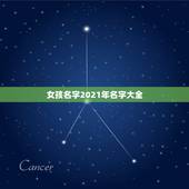 女孩名字2021年名字大全，2021年女宝宝取什么名字好